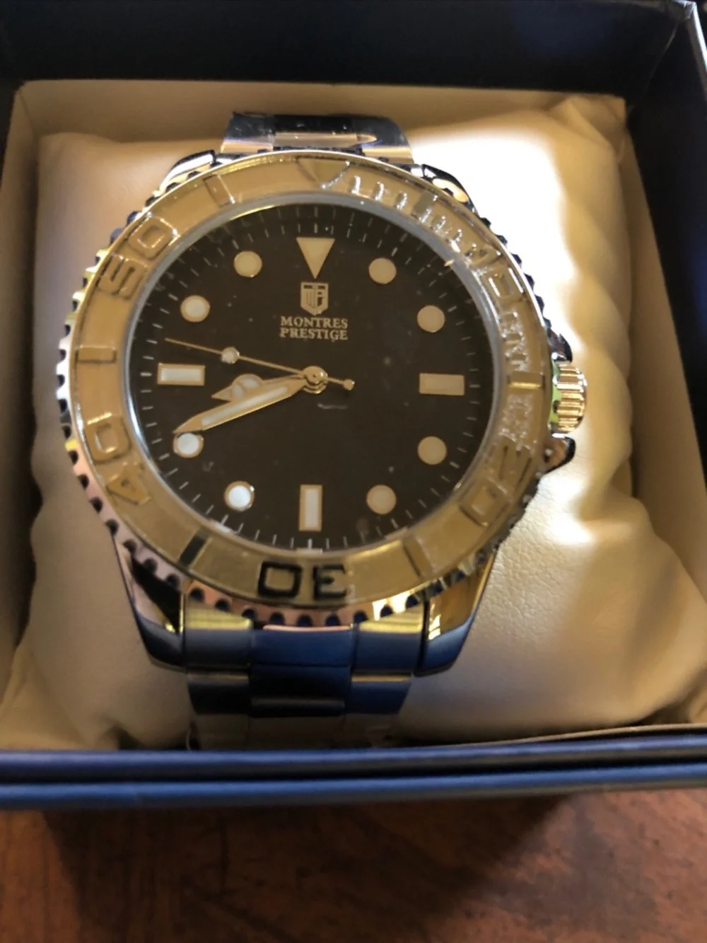 Montres Prestige X Invicta Mene Watch 43mm Black, Siver MPW-0267 New In Box